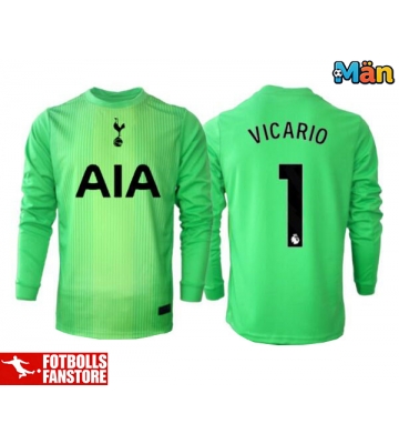 Tottenham Hotspur Guglielmo Vicario #1 Målvakt Hemmatröja 2025-26 Långärmad